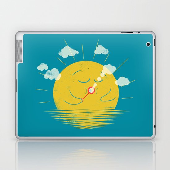 Partly Cloudy Laptop & iPad Skin
