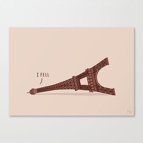 I Fell Canvas Print