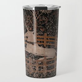 The Unicorn Rests in a Garden (from the Unicorn Tapestries) ,No.2, Travel Mug