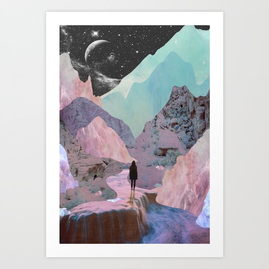 The Mountains of Lemuria Art Print