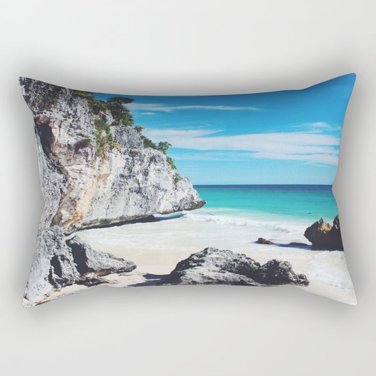 Tulum Mexico Rectangular Pillow