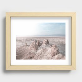Desert Tufa Recessed Framed Print