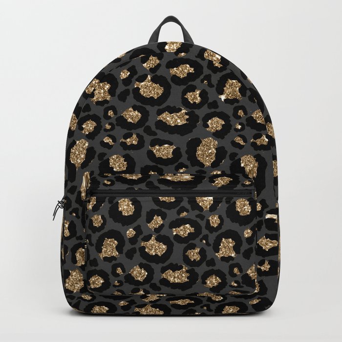 Coach leopard top backpack