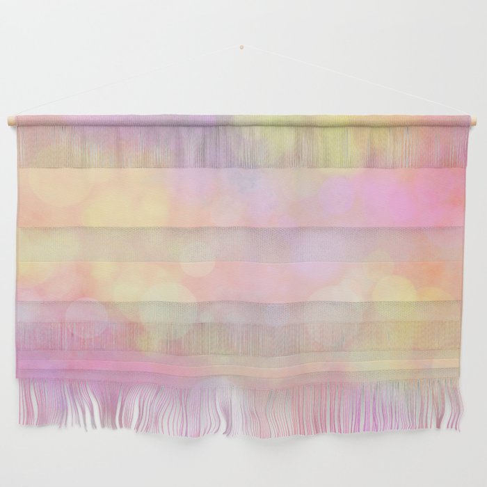 Morning rainbow and clouds Wall Hanging