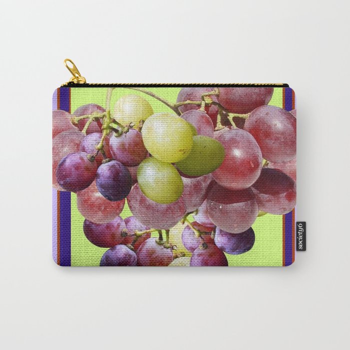 CLUSTER WINE GRAPES VINEYARD DESIGN Carry-All Pouch