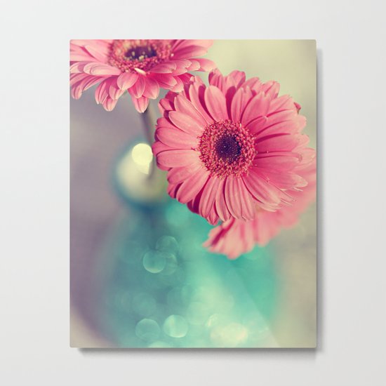Pink Gerbera Daisy Metal Print