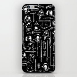 Arms and Armor - white iPhone Skin