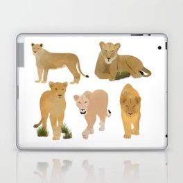 Fierce Lioness Pattern Laptop Skin