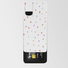 speckles red lilac green  Android Card Case