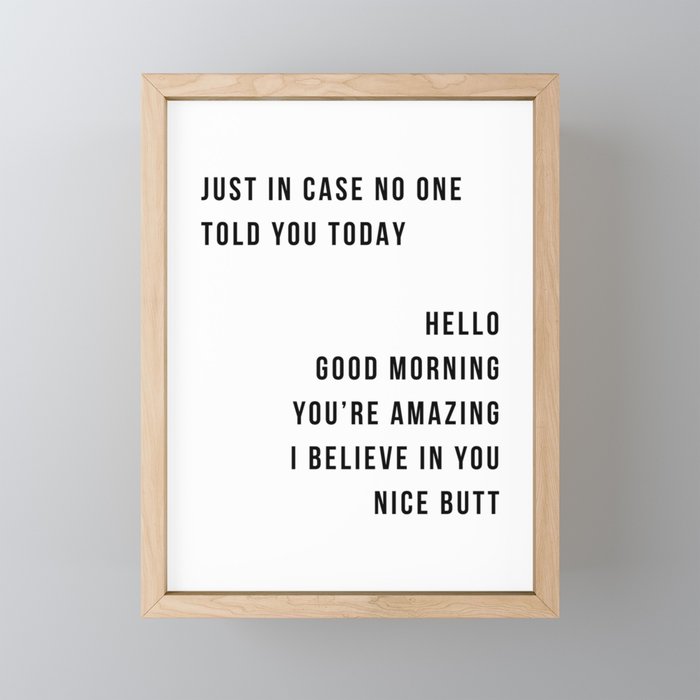 Framed Mini Art Print