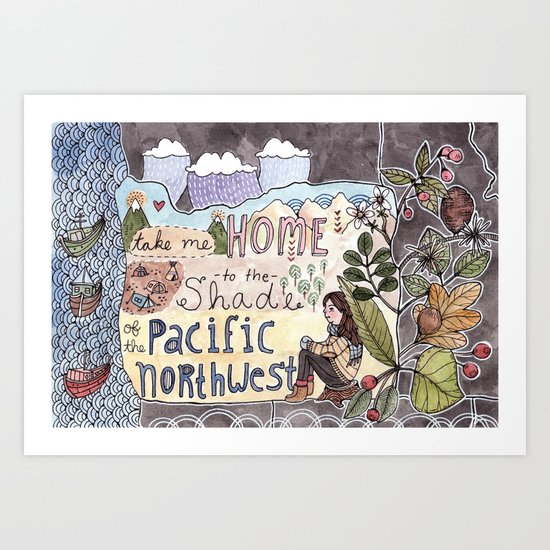 Take Me to the Shade Art Print