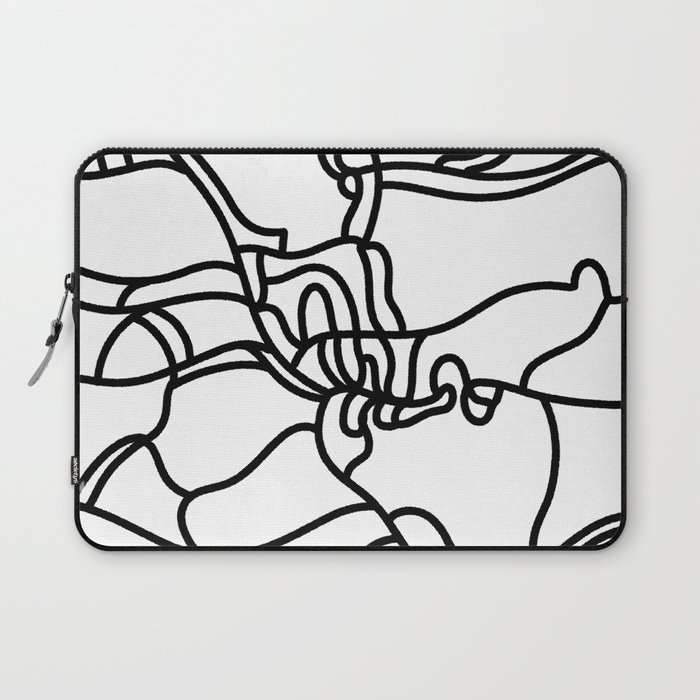 Spatial Concept 93. Minimal Art. Laptop Sleeve