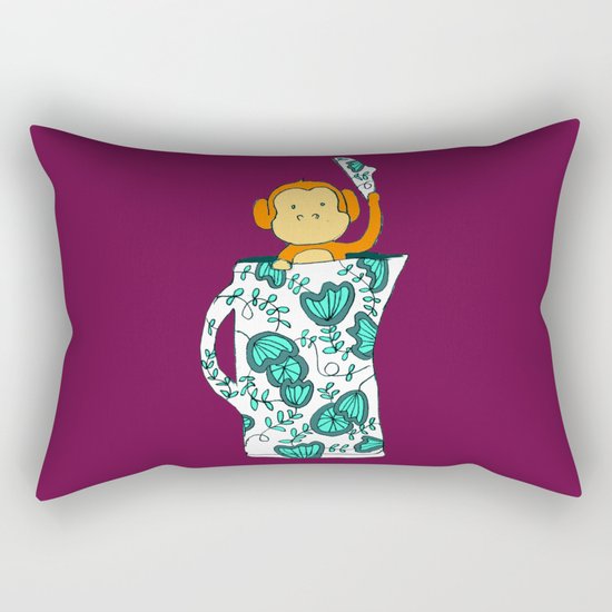 Dinnerware sets - Monkey in a jug Rectangular Pillow