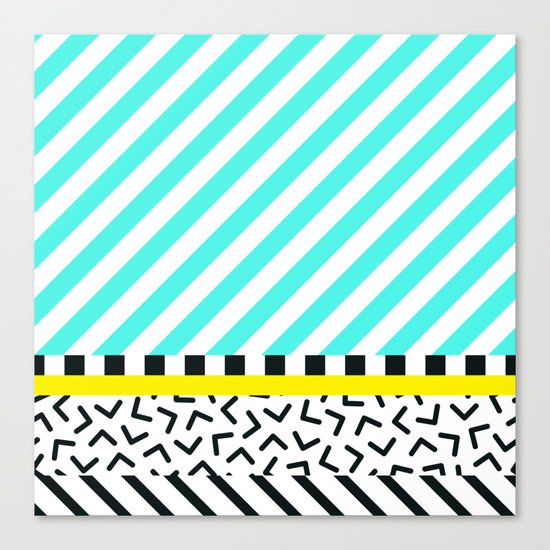 Memphis pattern 82 Canvas Print