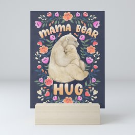 Mama Bear Hug Mini Art Print