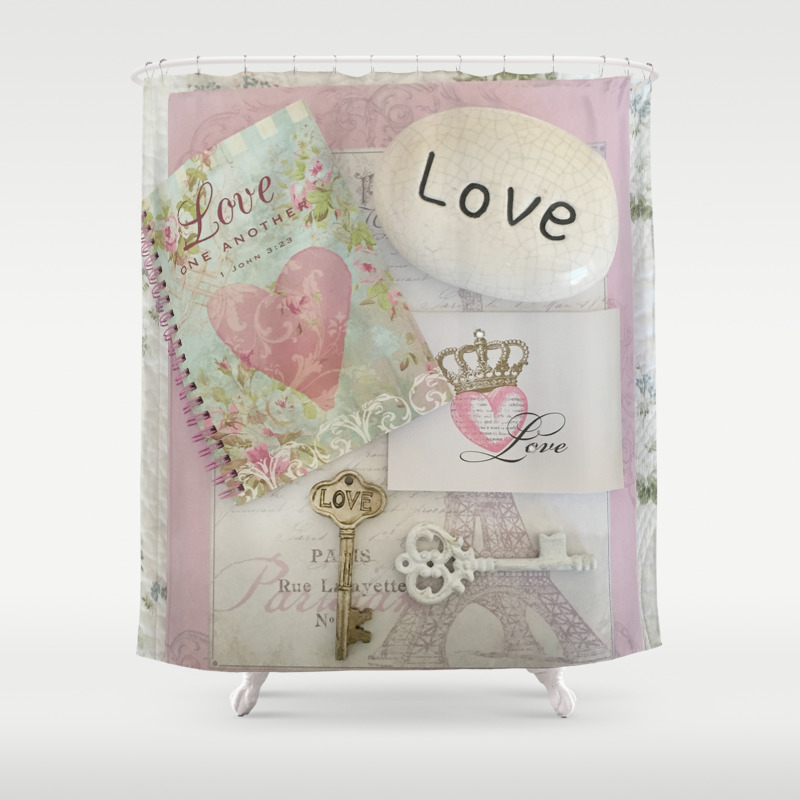 Shabby Chic Love Romantic Decor Love Skeleton Key Prints Home