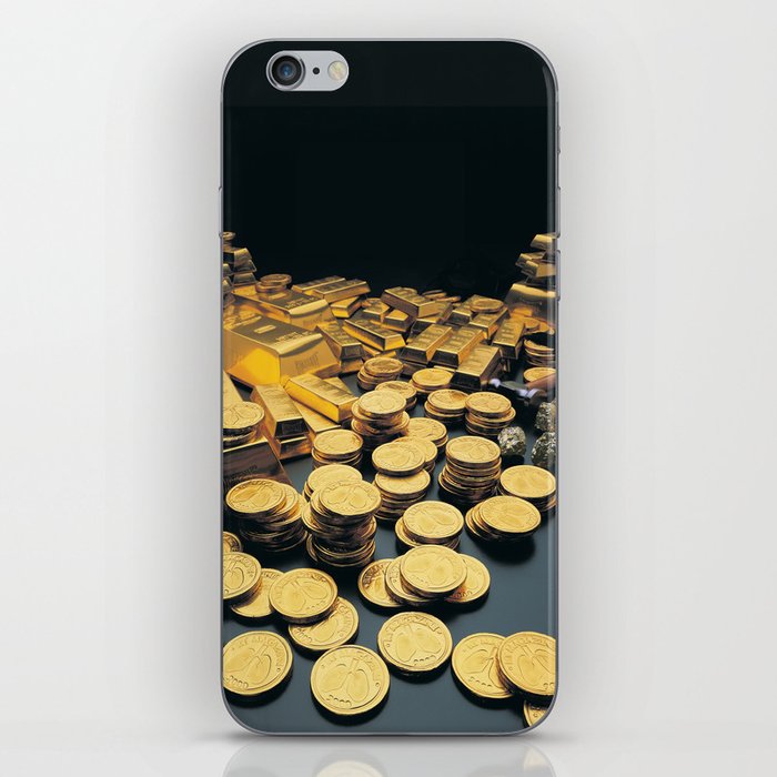 Gold Coins iPhone Skin