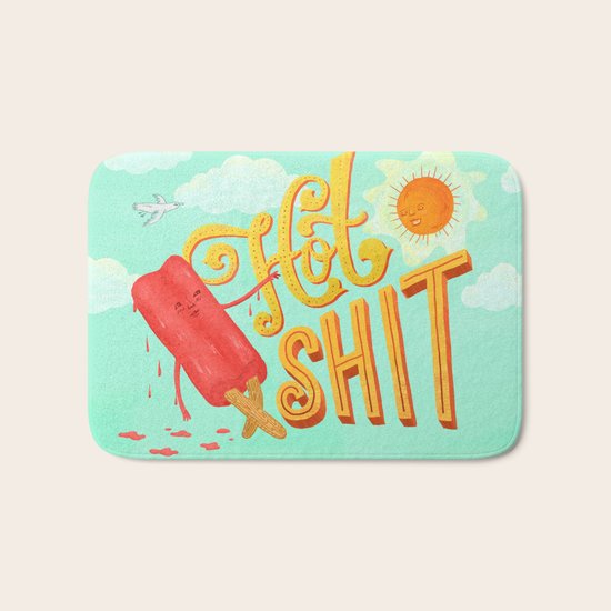 Hot Shit Bath Mat