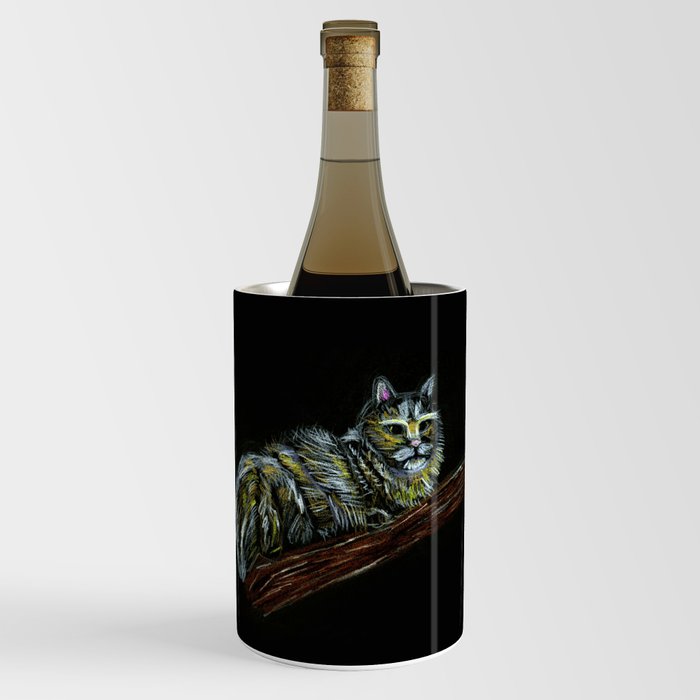 Cat in Tree Wine Chiller