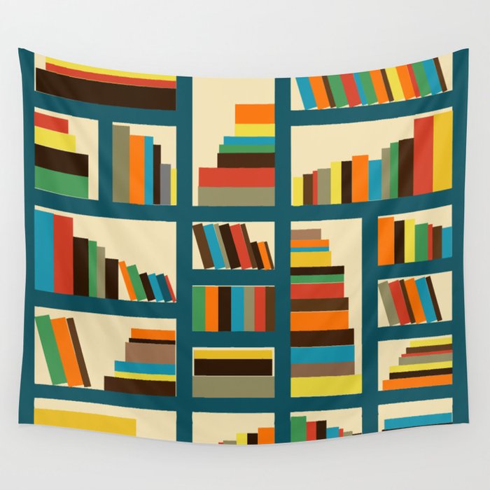 library Wall Tapestry