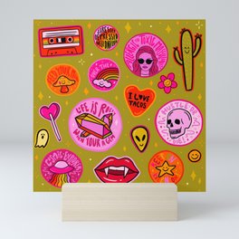 Patch Print Mini Art Print