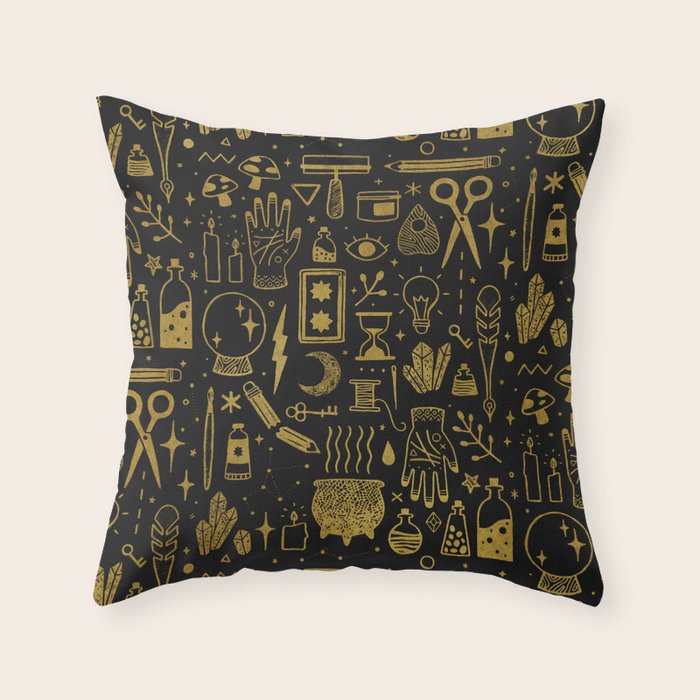 Make Magic Throw Pillow by Camille Chew Society6