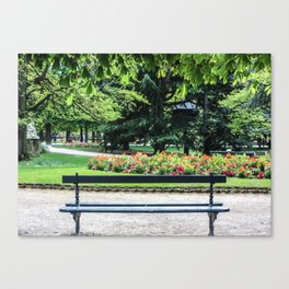 Luxembourg Gardens, Paris France Canvas Print