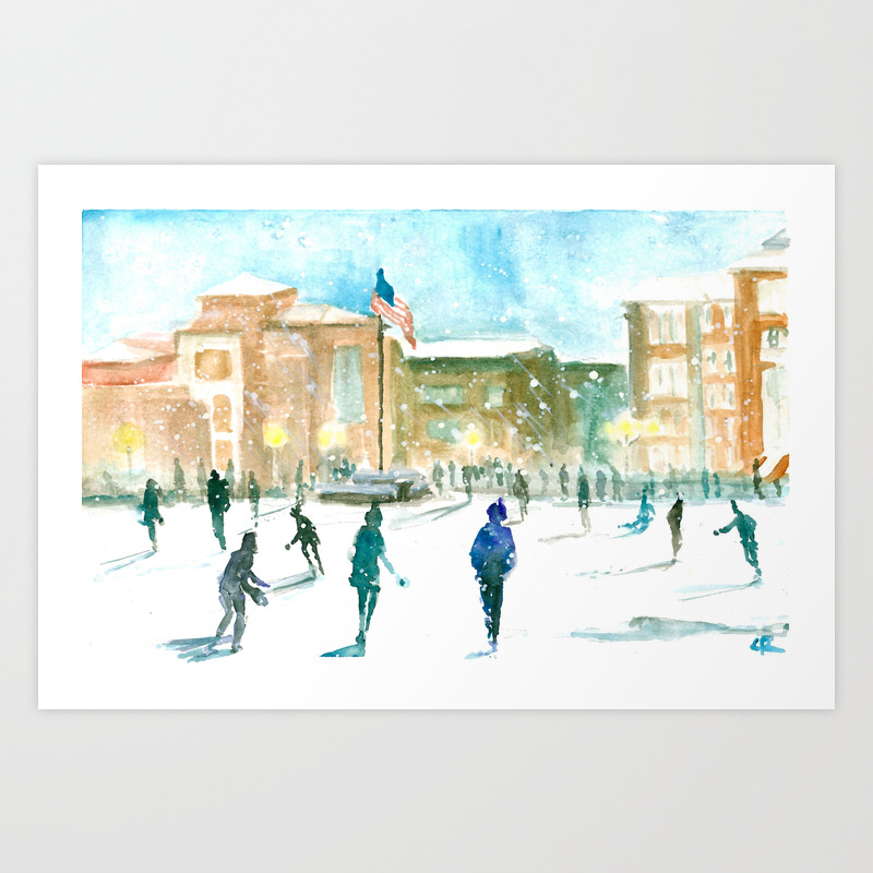 Drill Field Mississippi State Art Print By Chatterarty Society6