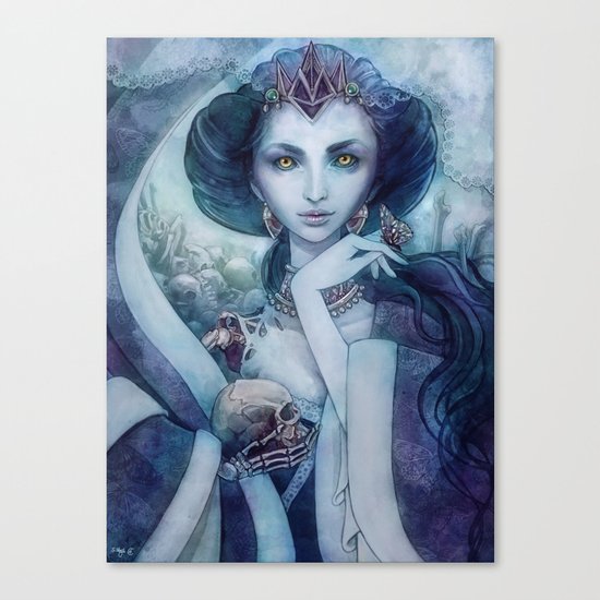 Queen of the dead Canvas Print