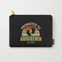 Promoted to godfather 2023 vintage retro Carry-All Pouch