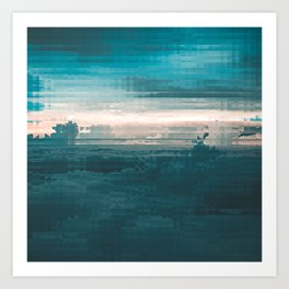 Azul Nube Art Print