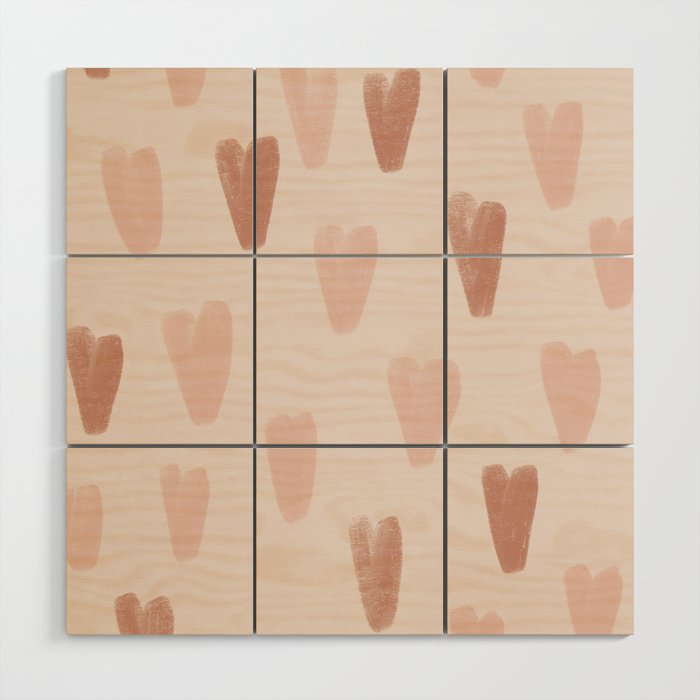 Soft Valentine  Wood Wall Art