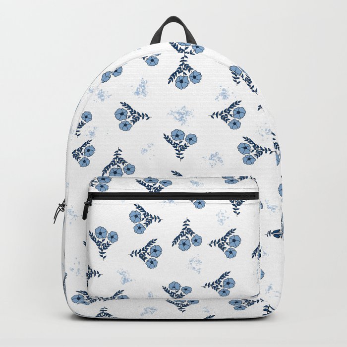 Little Blue Flowers Backpack