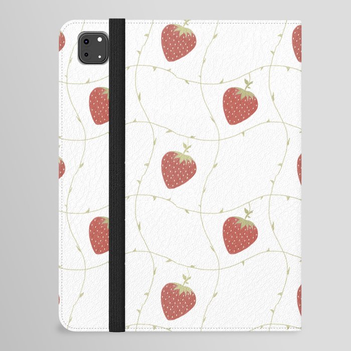 Strawberries & Vines iPad Folio Case