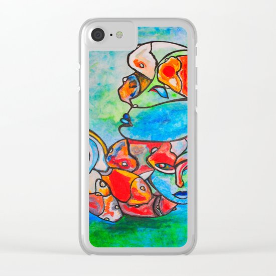 Water Souls Clear iPhone Case