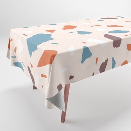 Multicolor Mid Century Terrazzo  Tablecloth