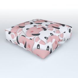 Herd of Cows Outdoor Floor Cushion