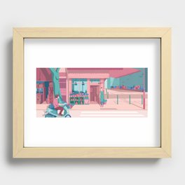 See You at the Flower Shop Recessed Framed Print