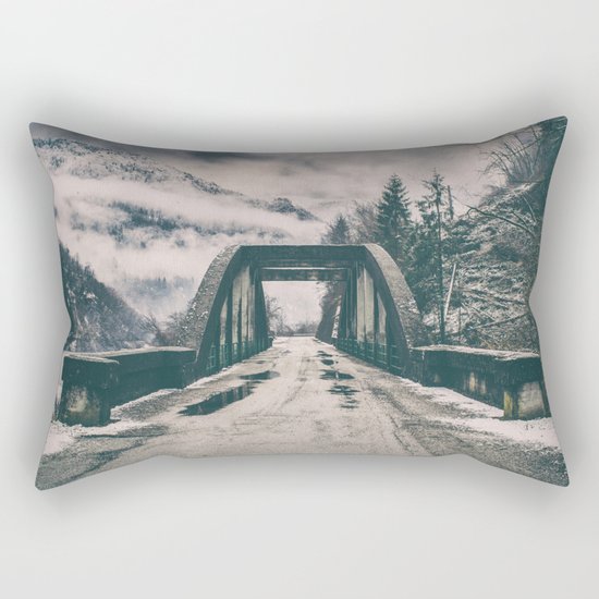 Silence bridge Rectangular Pillow