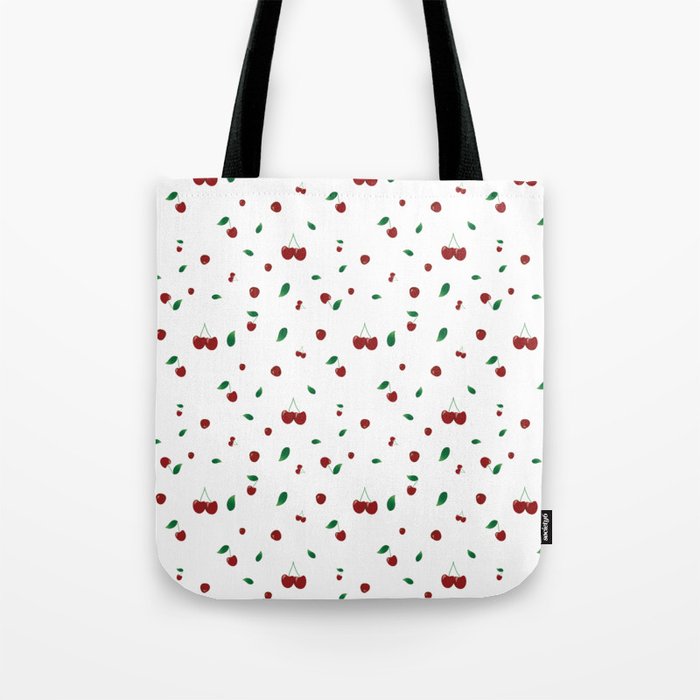 cherry pattern Tote Bag
