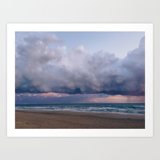 Purple Clouds Art Print