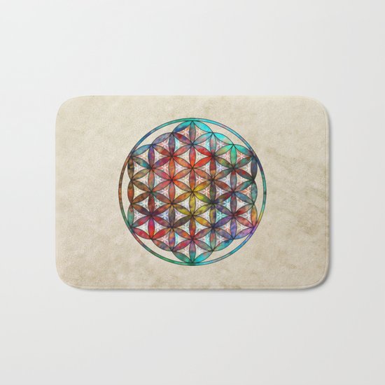 Flower of Life Bath Mat