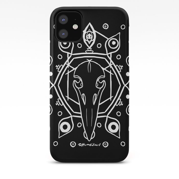 Raven and Skull iPhone 11 case Raven and Skull iPhone 11 case