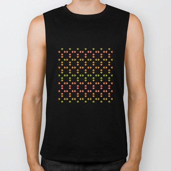 spring pattern Biker Tank