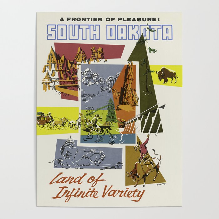 Vintage poster - South Dakota Poster