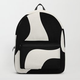 Black and white streams Backpack