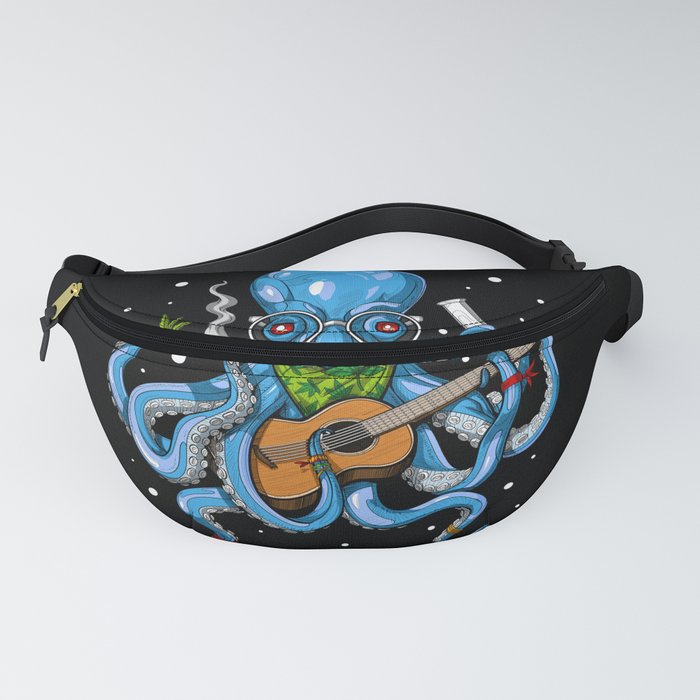 Hippie Octopus Smoking Weed Fanny Pack