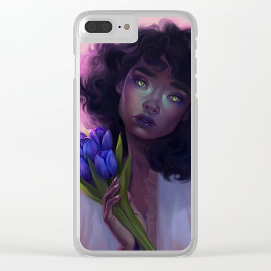 Tulips Clear iPhone Case