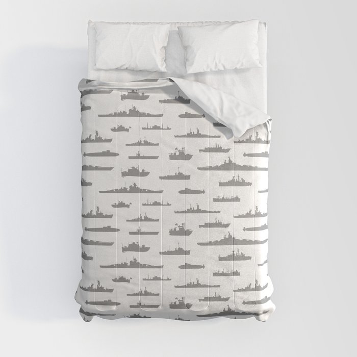 Battleship // Grey Comforter