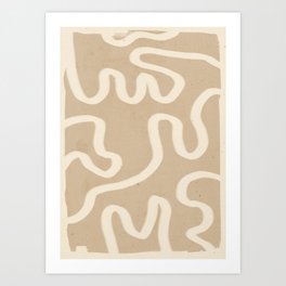 abstract minimal  65 Art Print